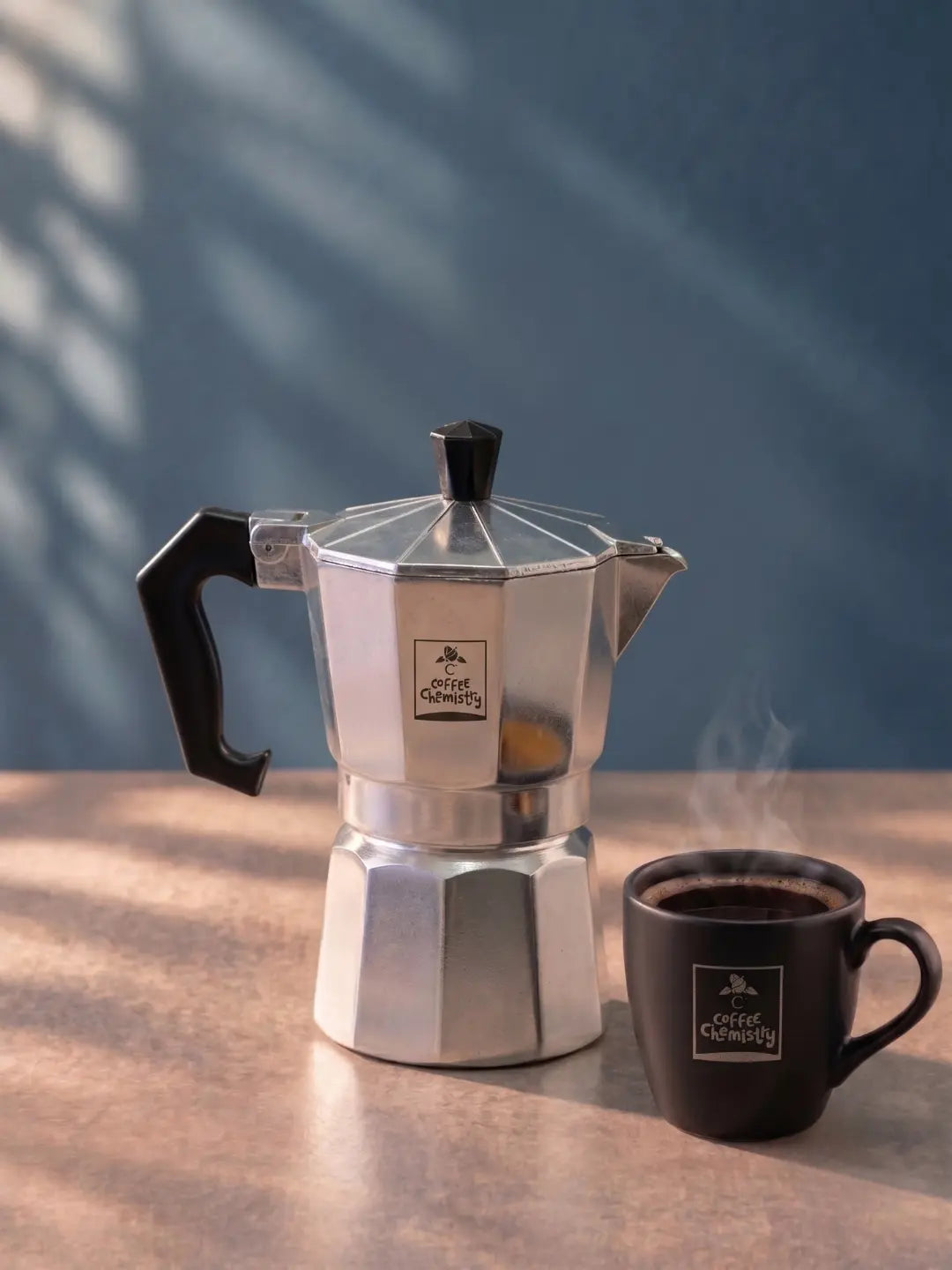 3-Cup Moka Pot Coffee Maker
