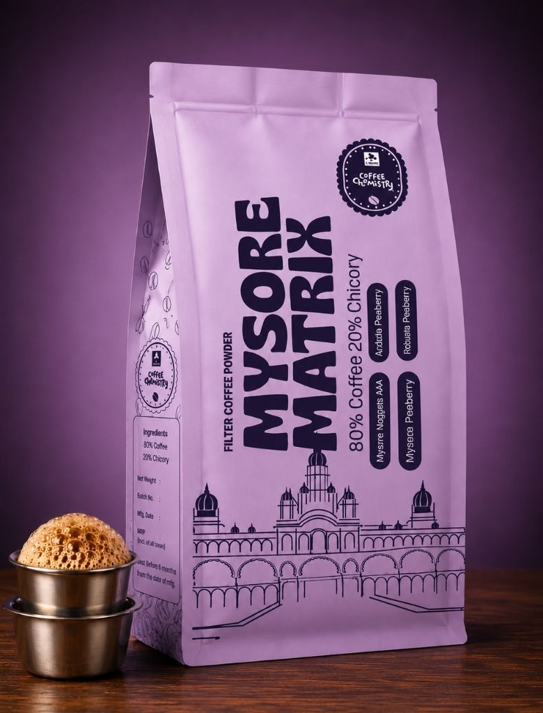 Mysore Matrix Filter Coffee Powder | 80-20 Chicory | Robusta