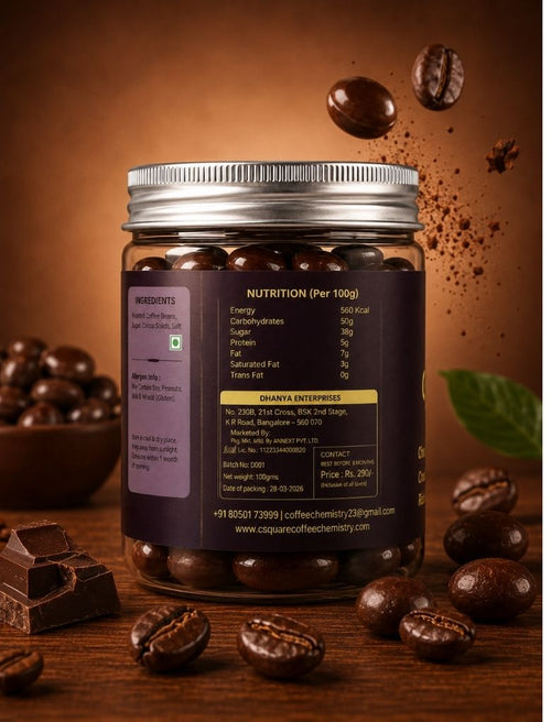 Chocolate Coated Coffee Beans