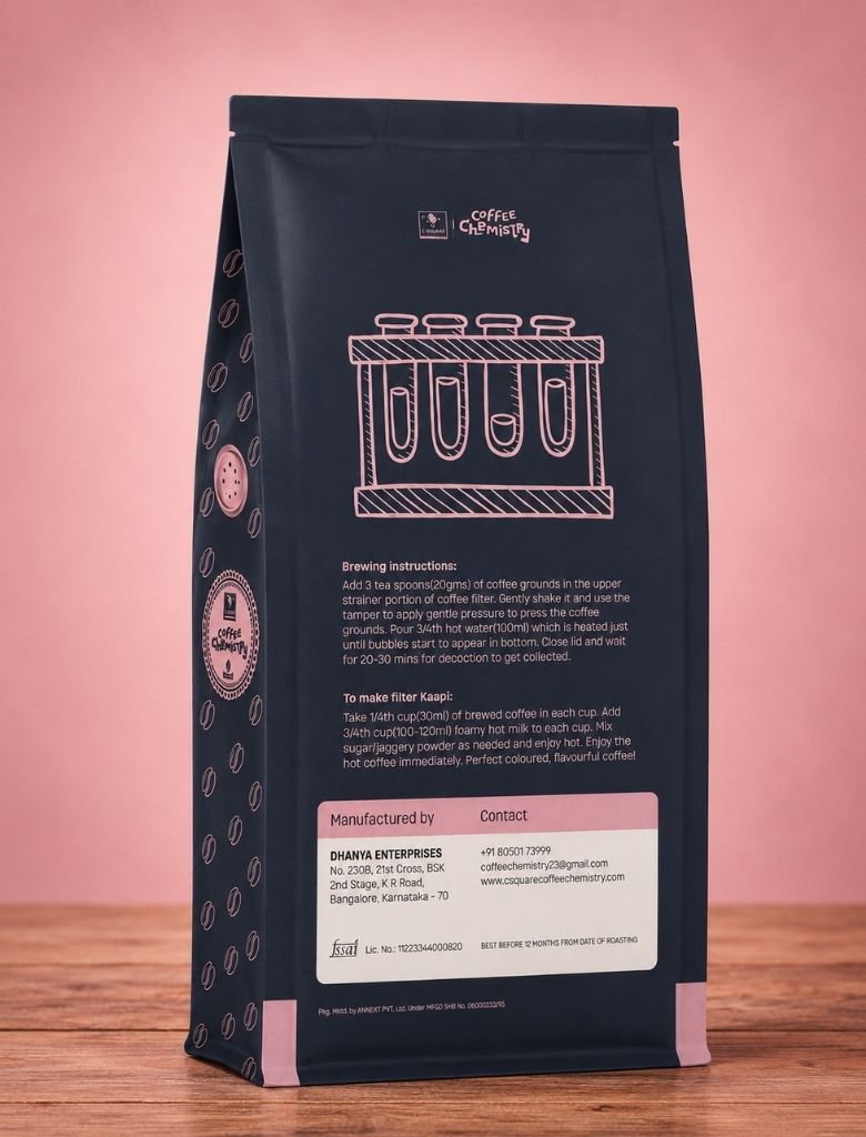Malabar Molecule Filter Coffee Powder, 80% Coffee 20% Chicory